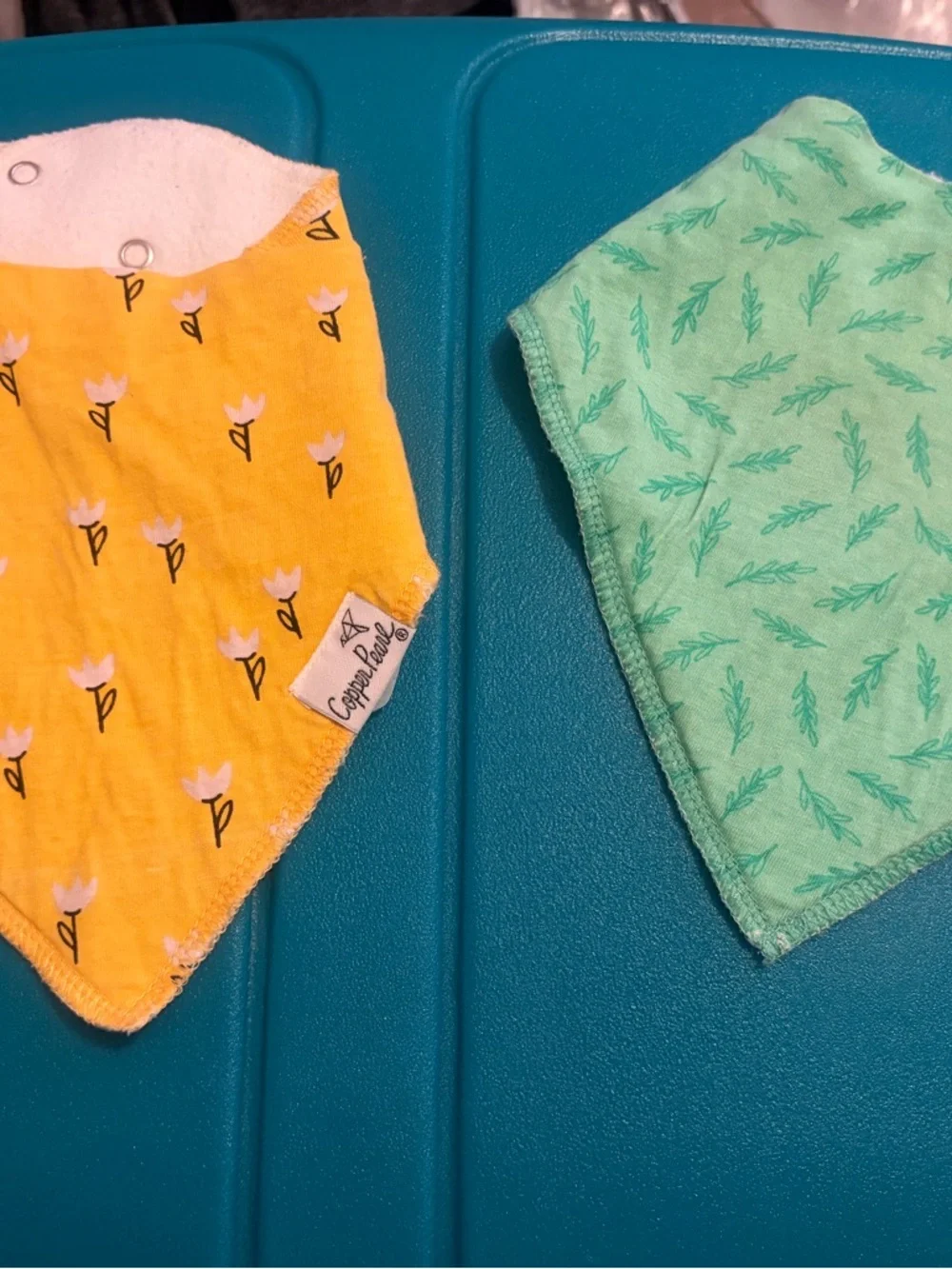 Copper Pearl Baby Bandana Bib